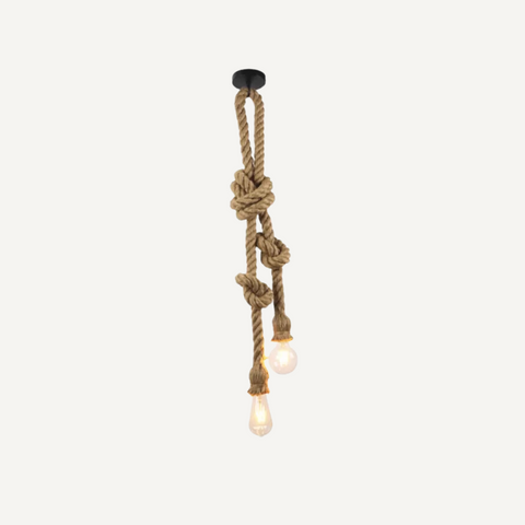Hemp rope hanginglamp