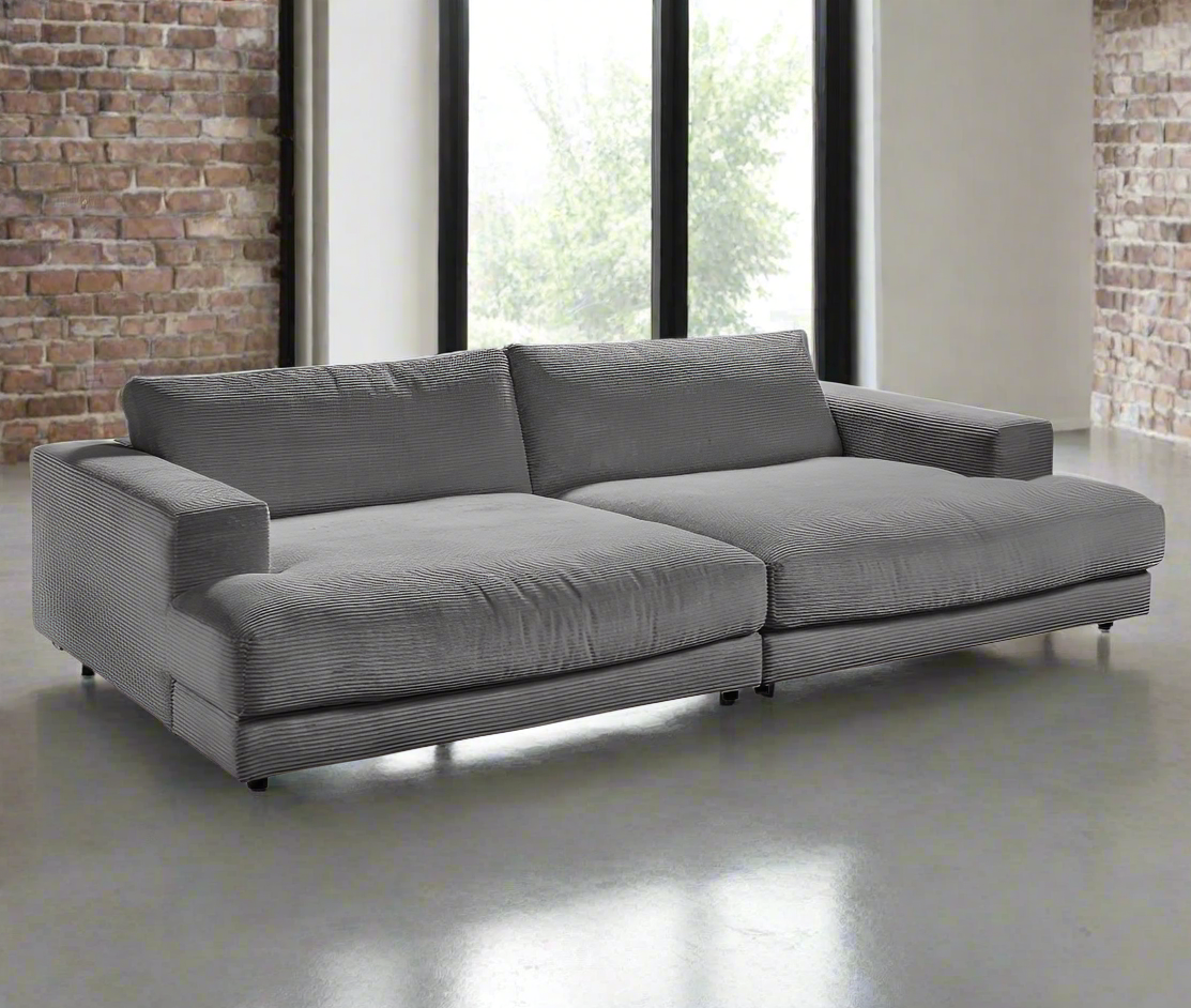3 seaters Corduroy SOFA - RAMSES