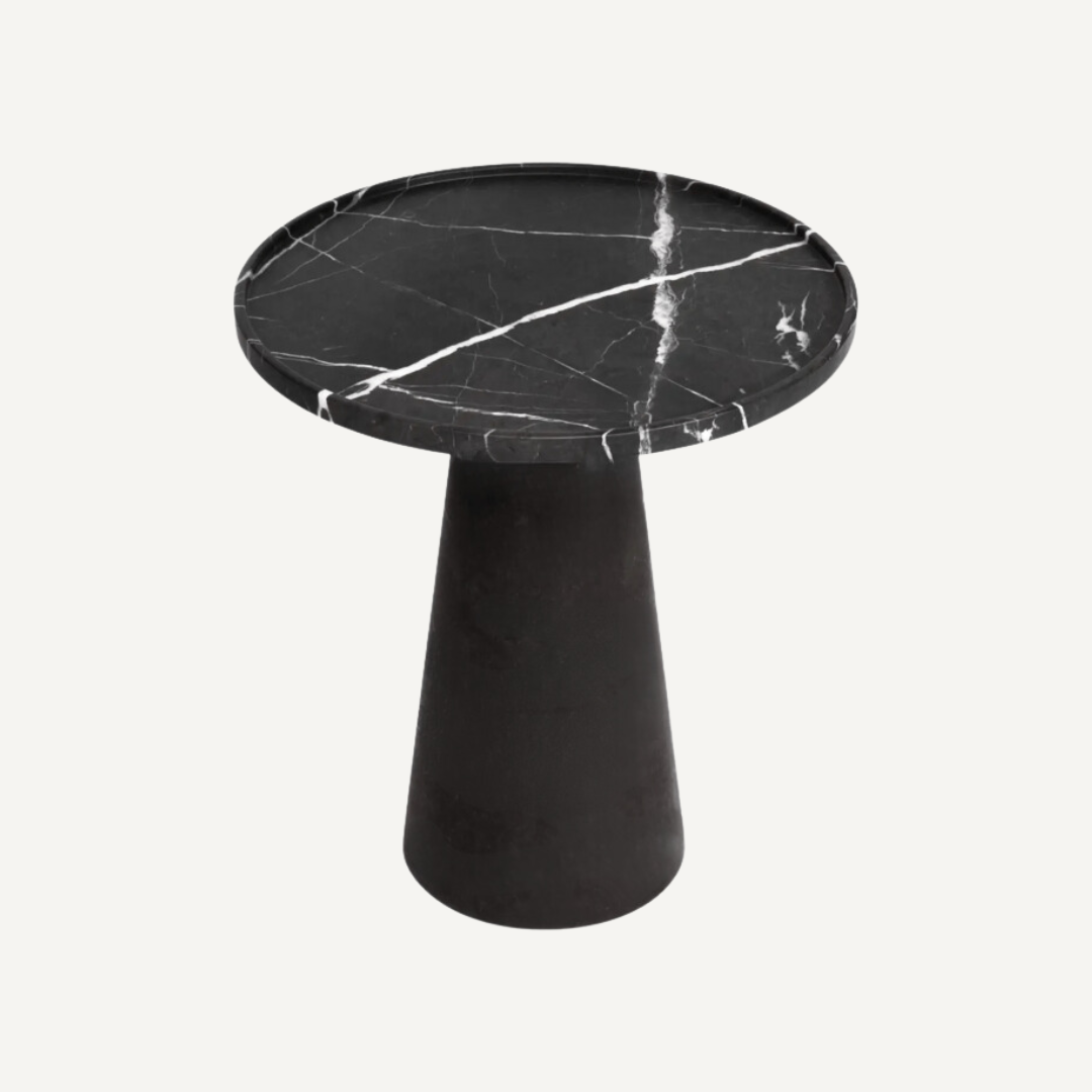 Naida zwart marmeren salontafel