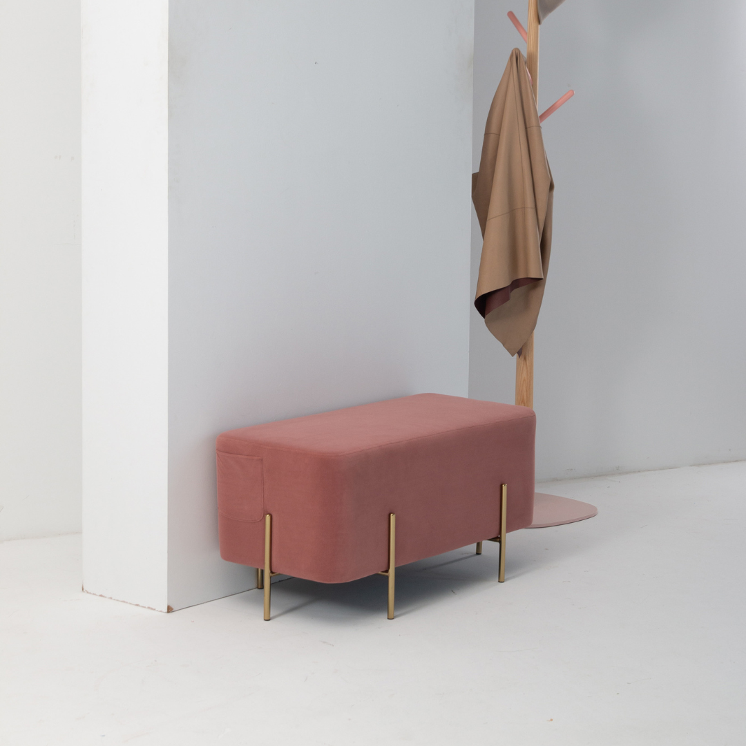 Riga Velvet Stool