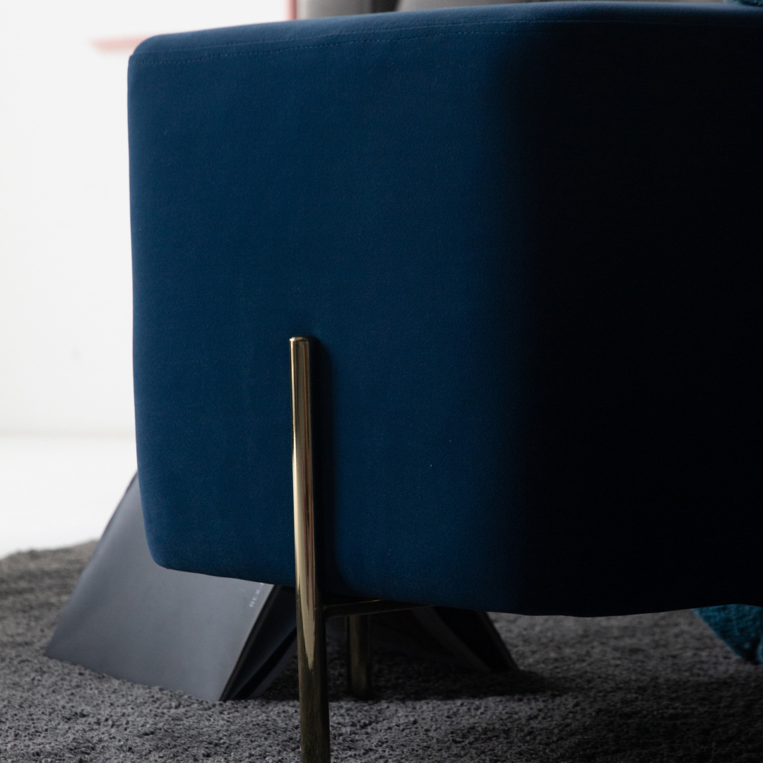Riga Velvet Stool