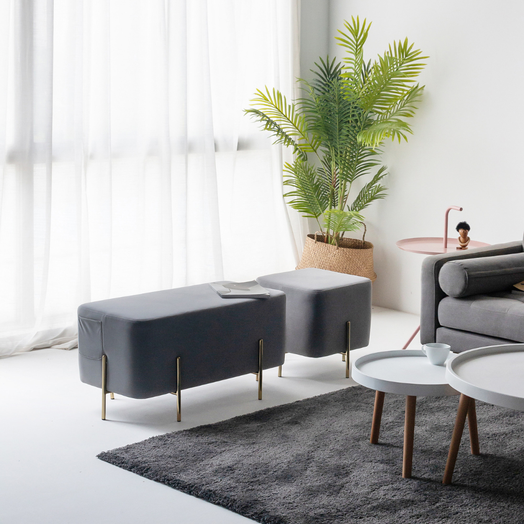 Riga Velvet Stool