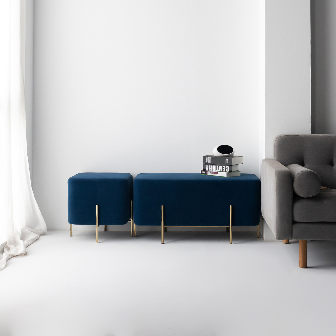 Riga Velvet Stool