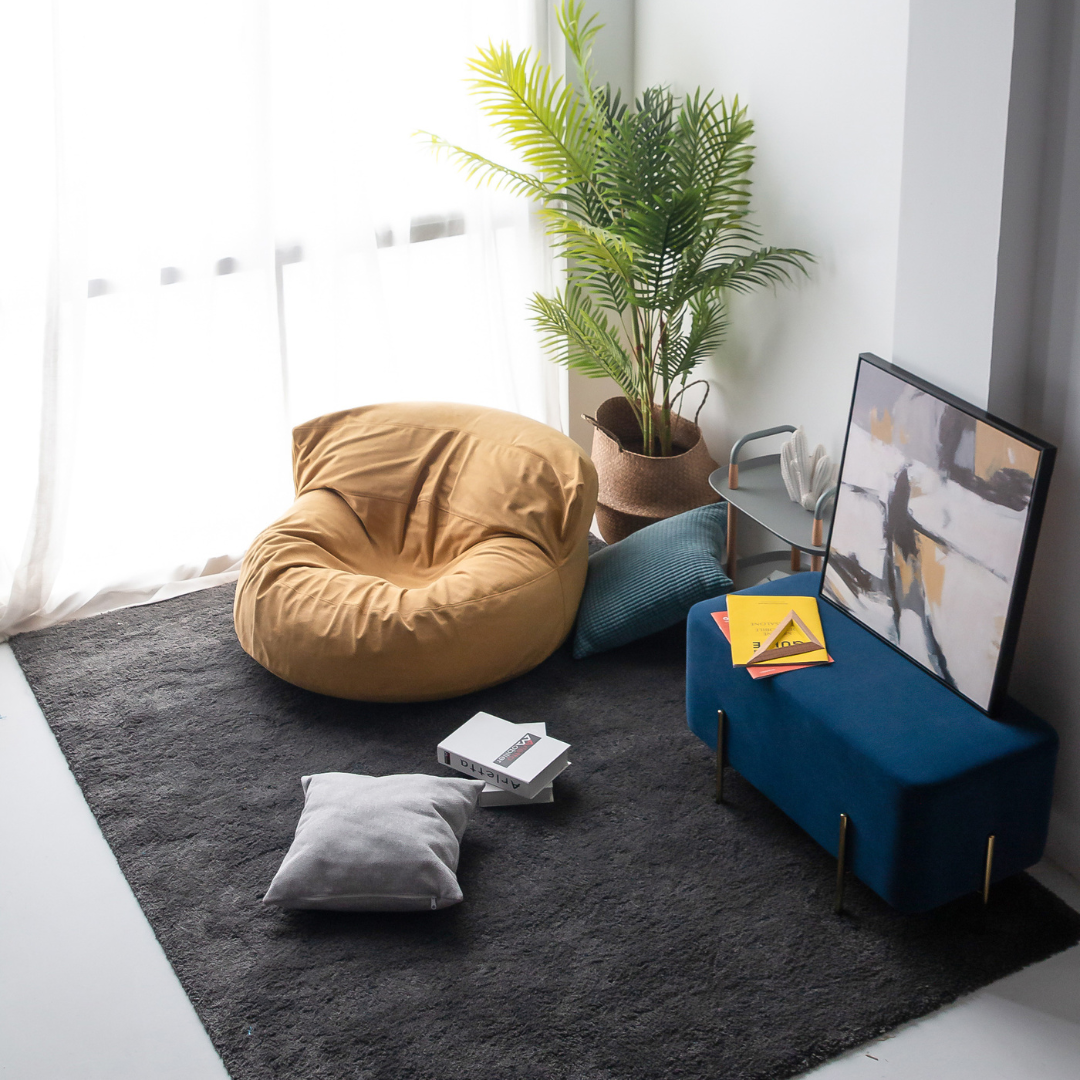 Riga Velvet Stool