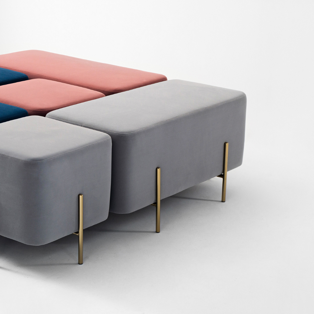 Riga Velvet Stool