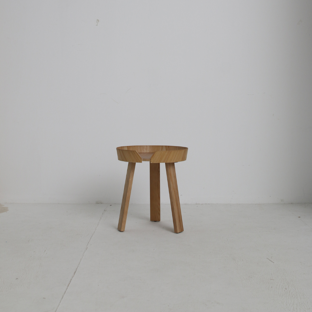 Round Wooden Side Table - Zowa