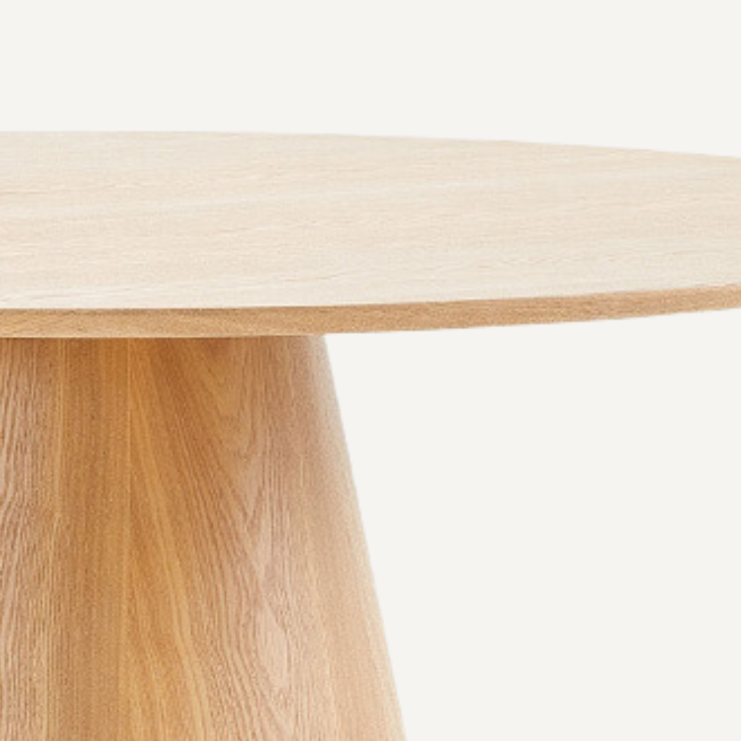 Rond hout tafel Massy
