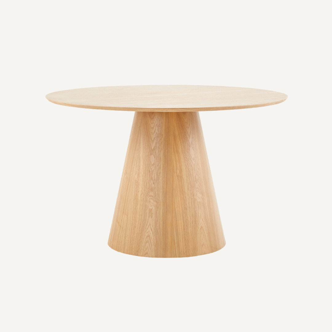 Rond hout tafel Massy