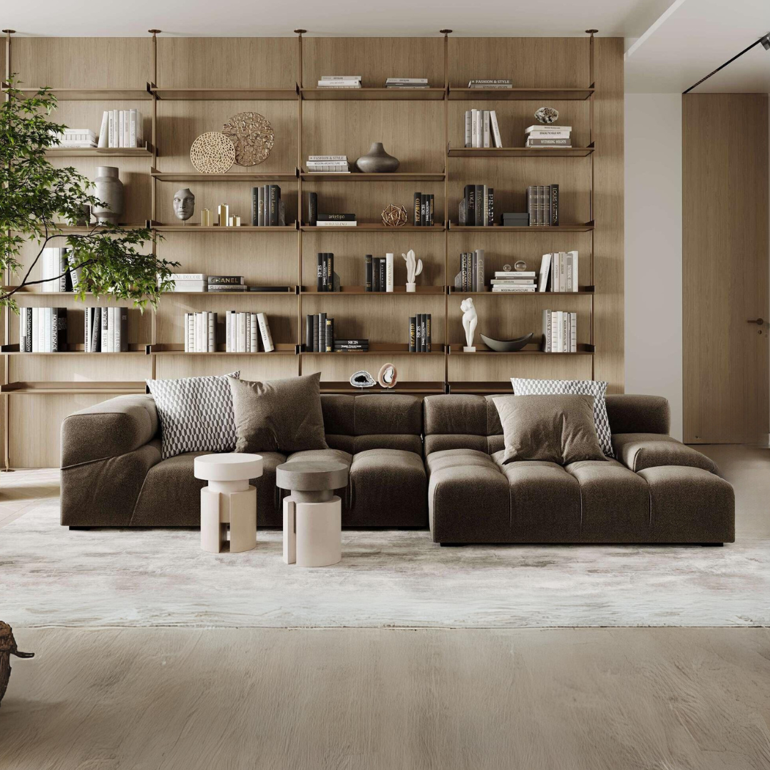 Long Corner with Right High Armrest 150 cm for Tully Modular Sofa