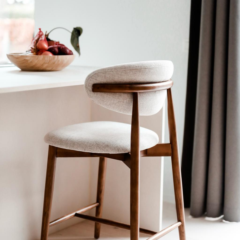 Altessi wooden design bar stool