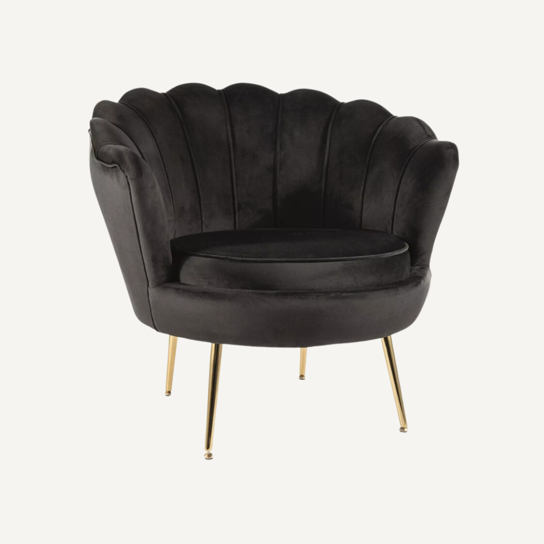 Chaise lounge en coquillage Shella