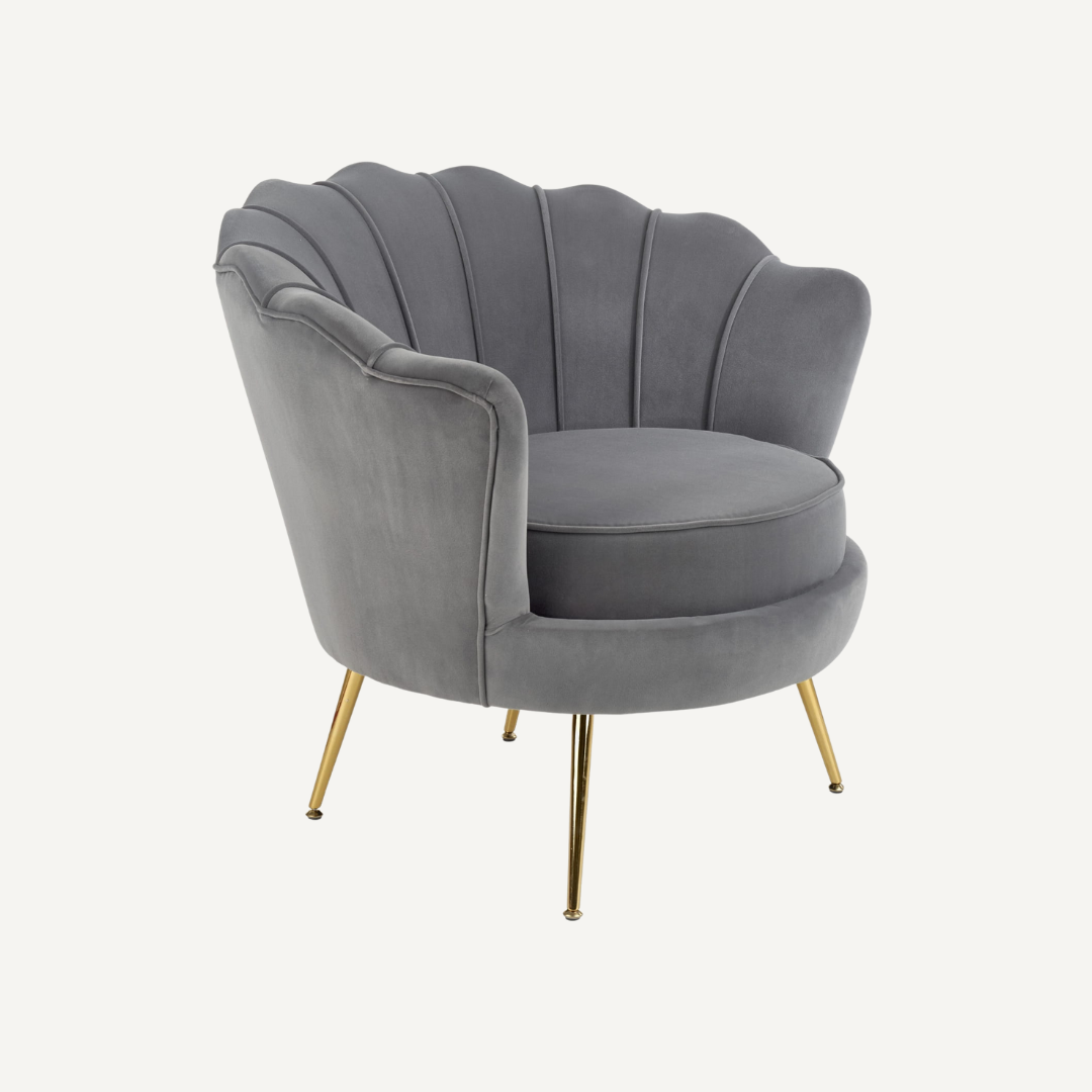 Chaise lounge en coquillage Shella