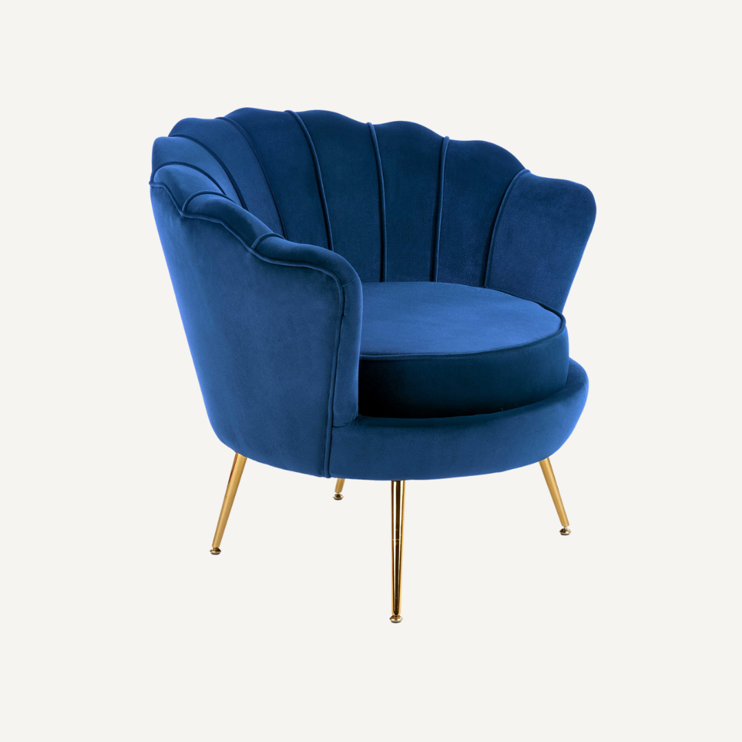 Chaise lounge en coquillage Shella