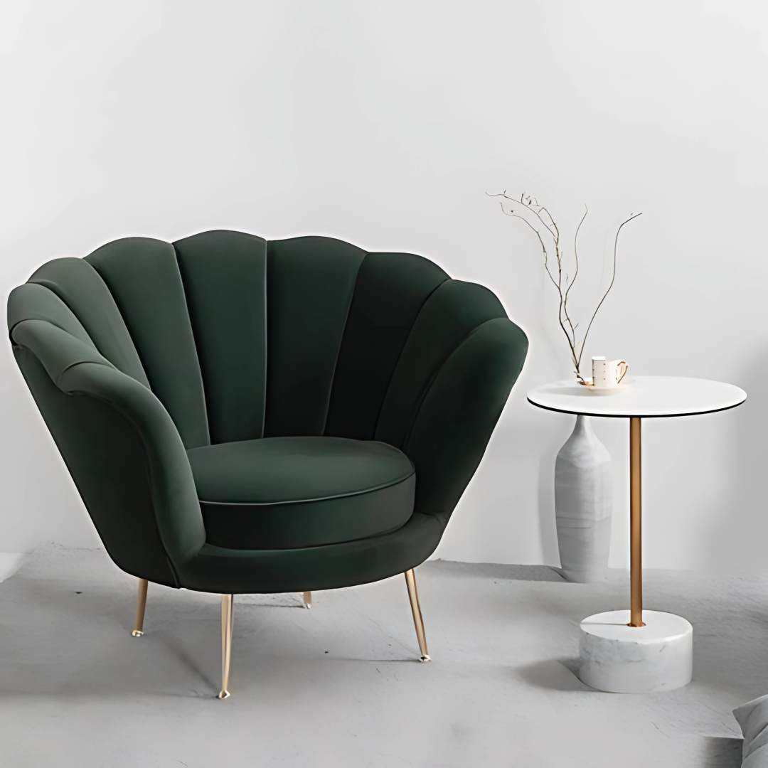 Chaise lounge en coquillage Shella