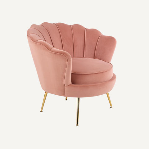 Chaise lounge en coquillage Shella