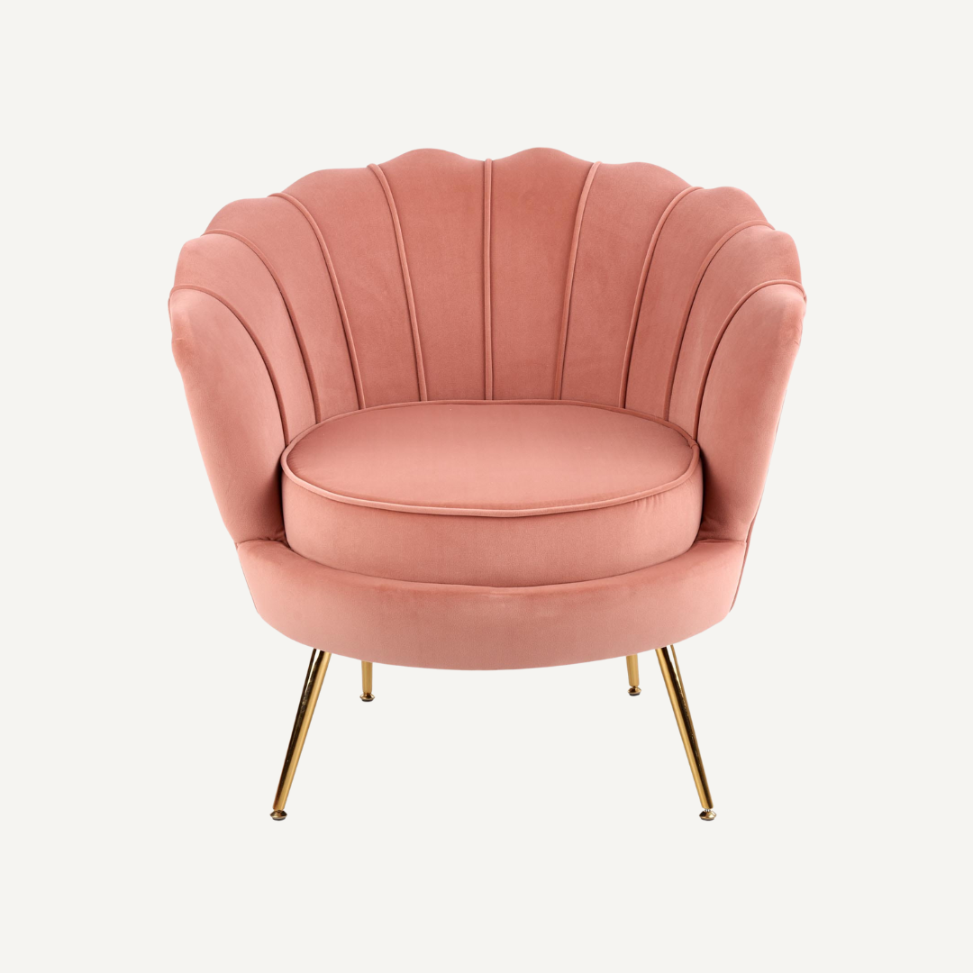 Chaise lounge en coquillage Shella