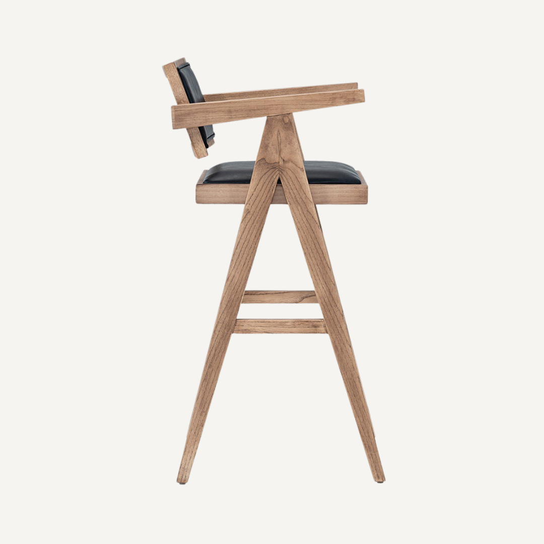 chaise de bar en bois Vintos