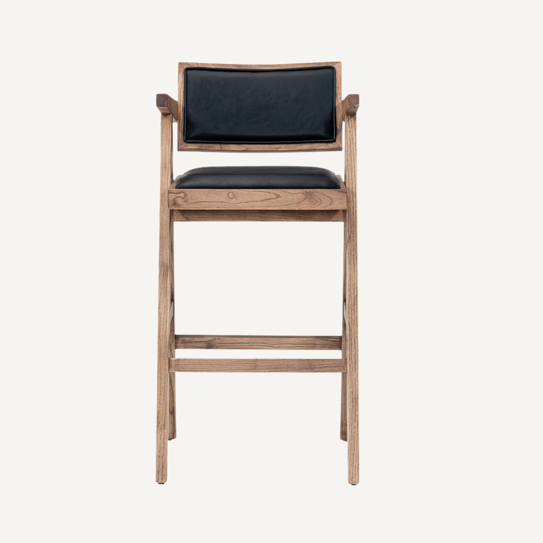 chaise de bar en bois Vintos