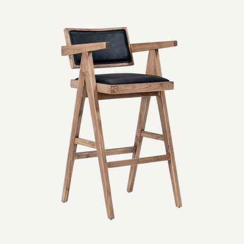chaise de bar en bois Vintos