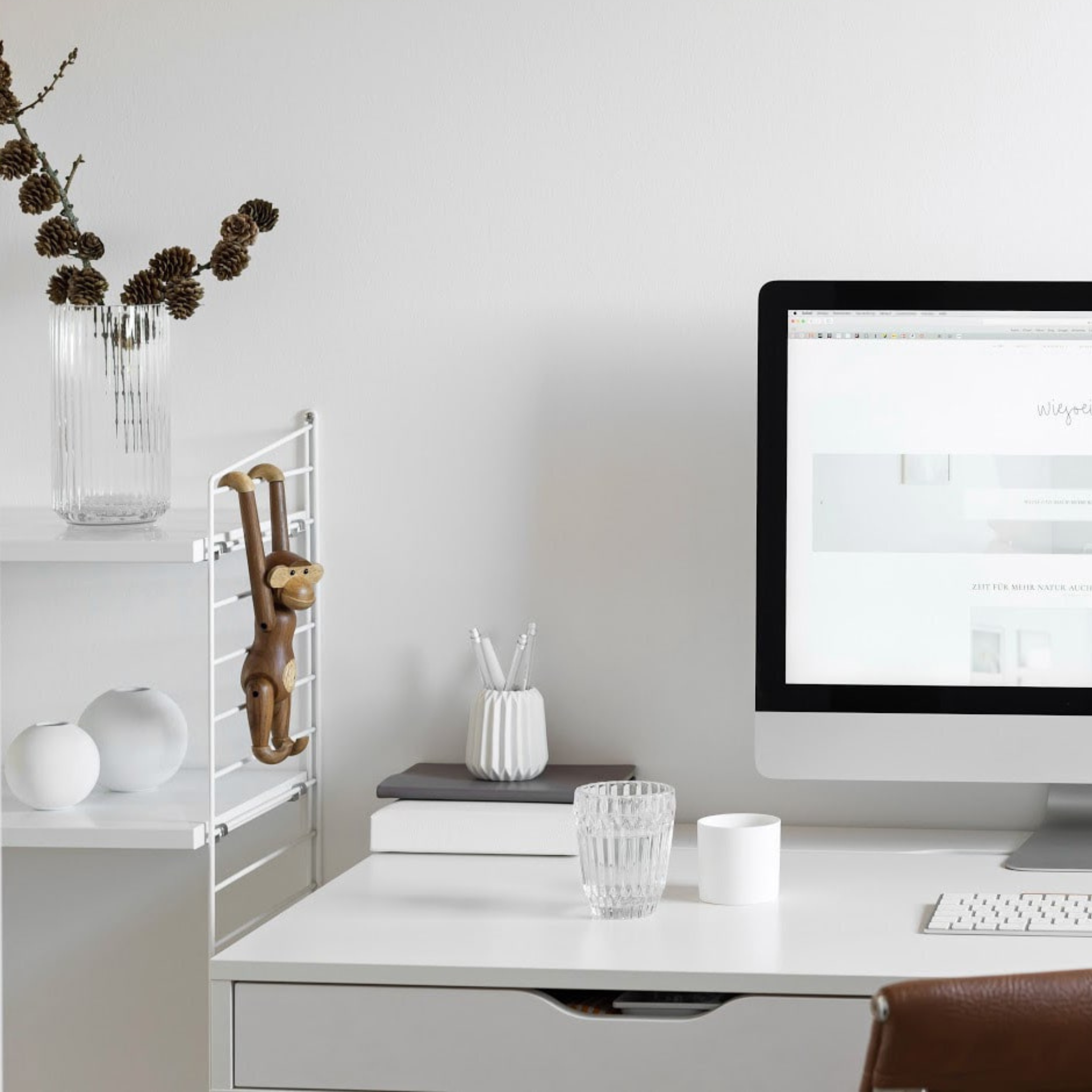 Singe en bois inspiration Kay Bojesen