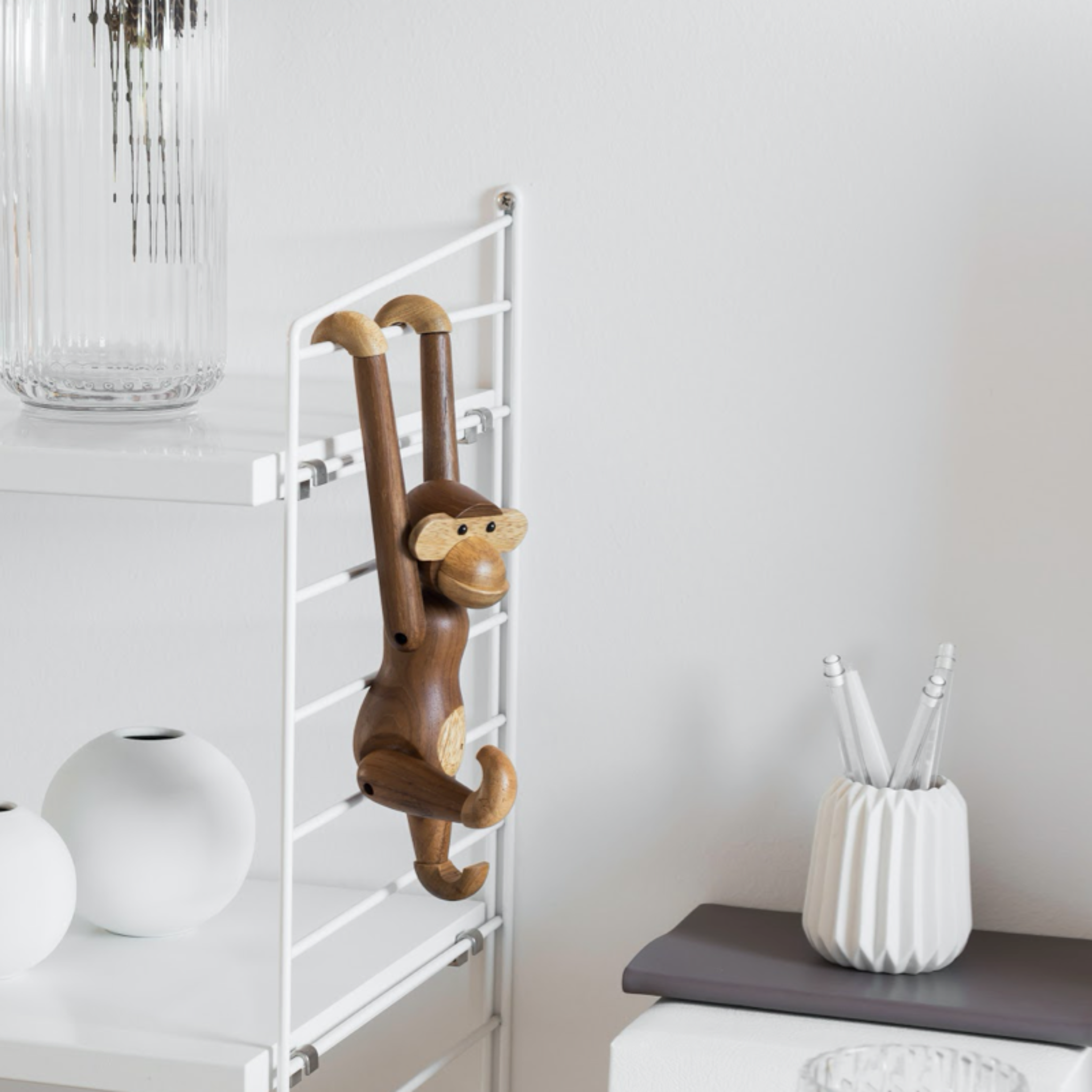 Singe en bois inspiration Kay Bojesen