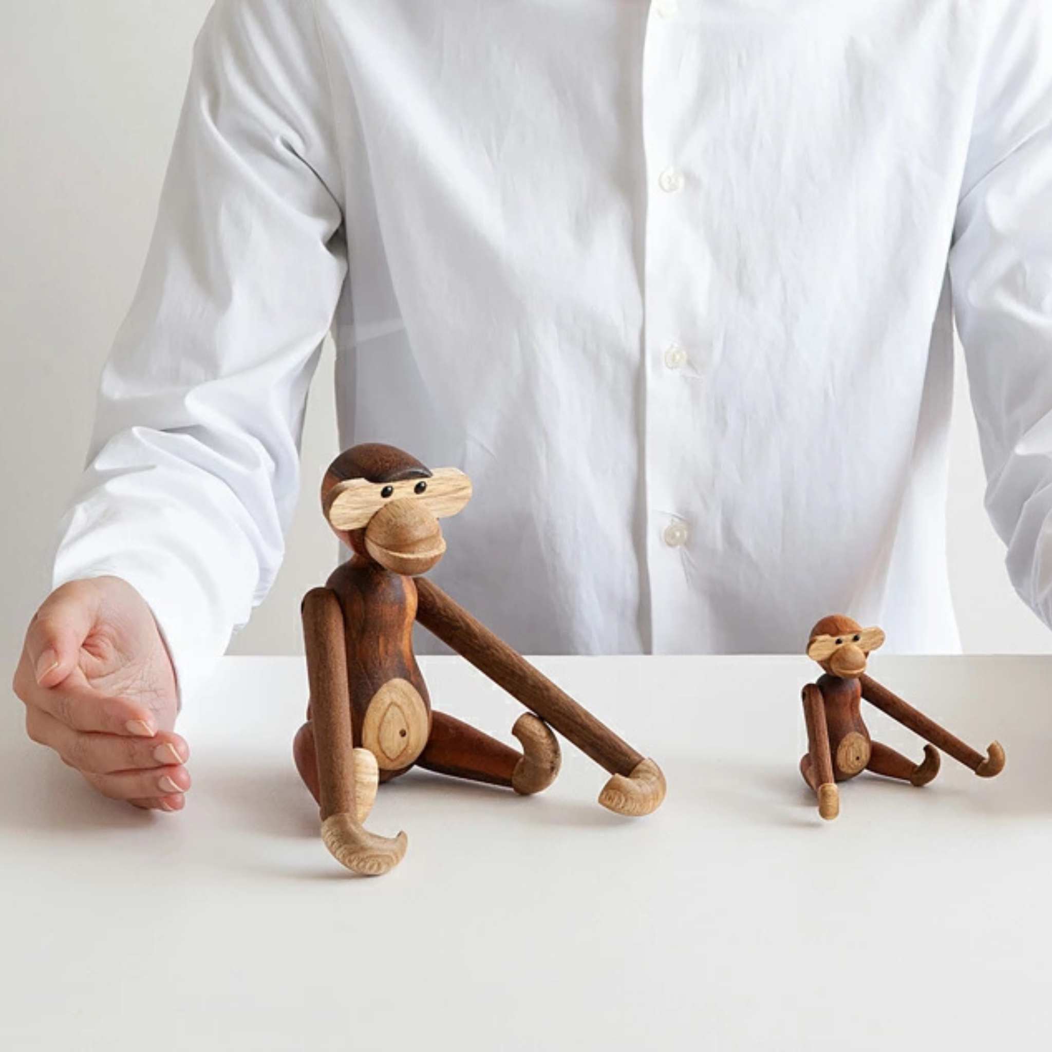 Singe en bois inspiration Kay Bojesen