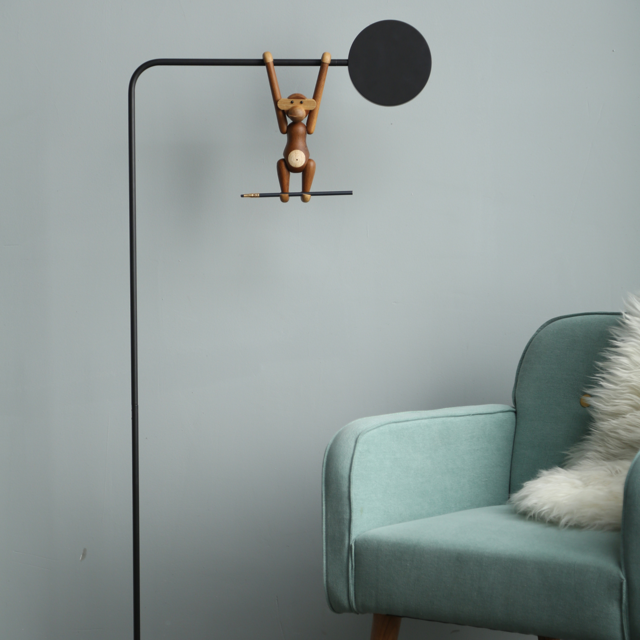 Singe en bois inspiration Kay Bojesen