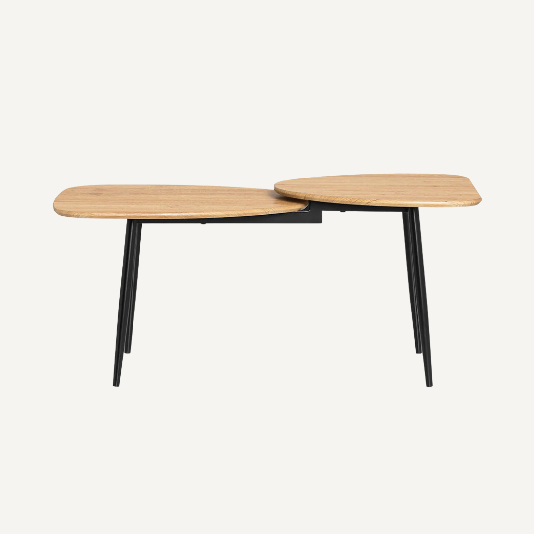 Table basse en bois et métal - Alphonsa