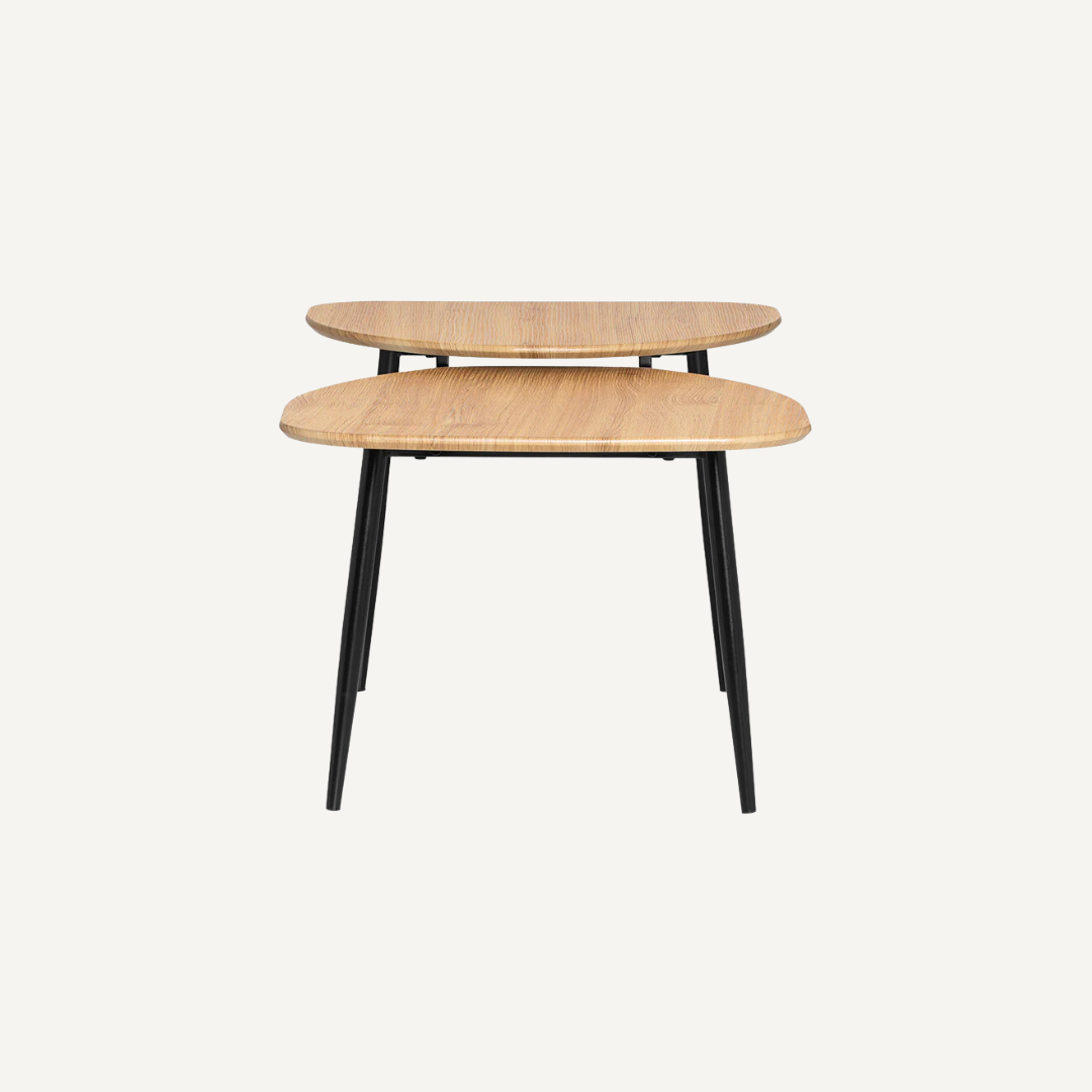 Table basse en bois et métal - Alphonsa