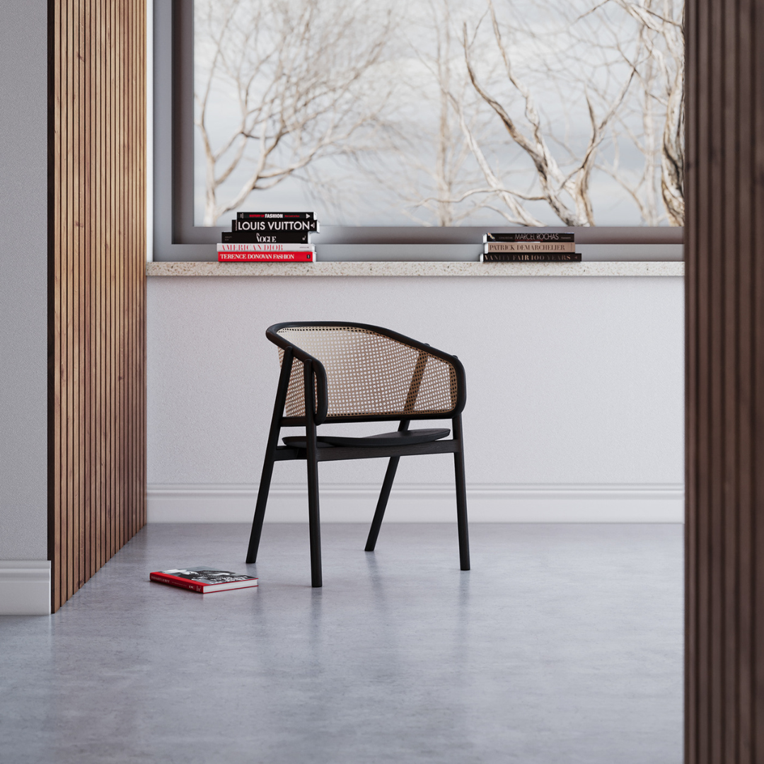 Eloise rattan cane armchair