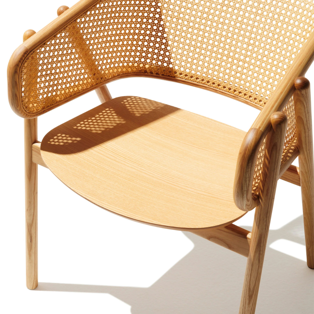 Eloise rattan cane armchair