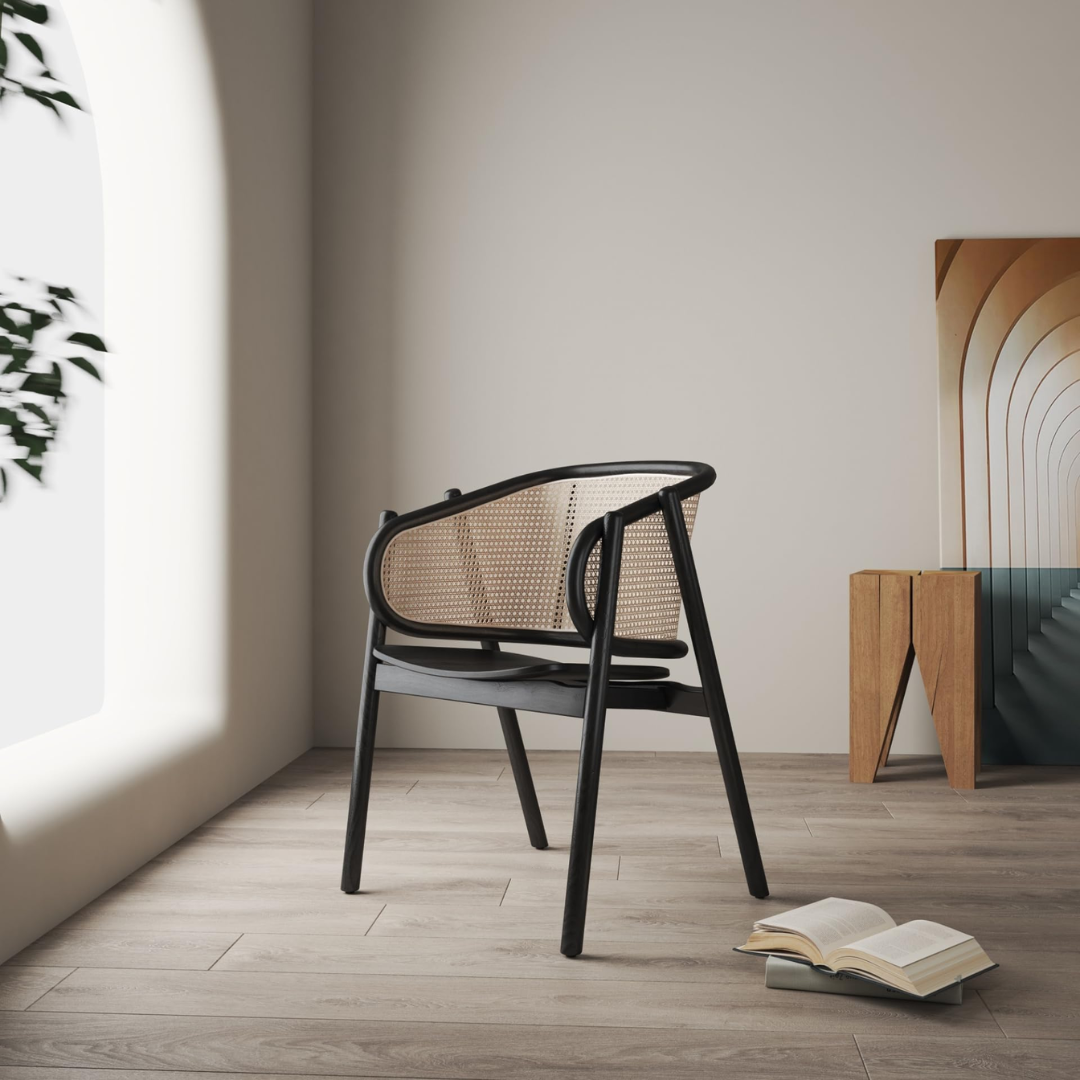 Eloise rattan cane armchair