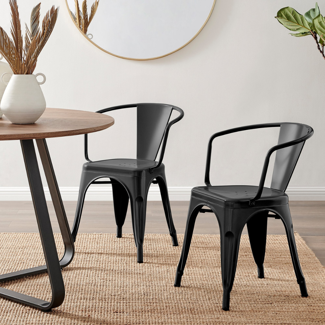 LIX chair with armrests