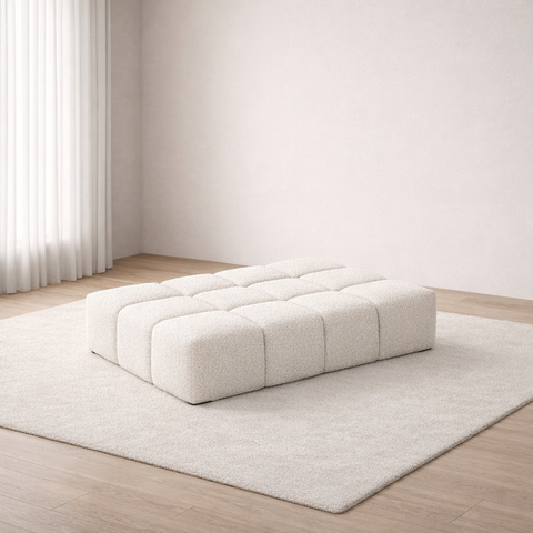 Extra Large Rectangular Footstool 150 x 102 cm – Tully Modular Sofa