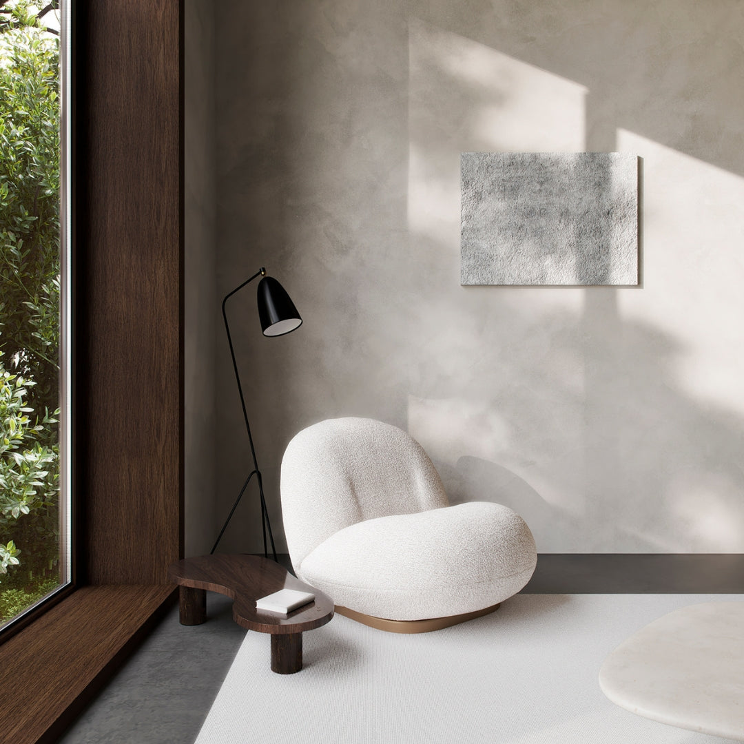 Ibiza - Sheepskin curly lounge chair