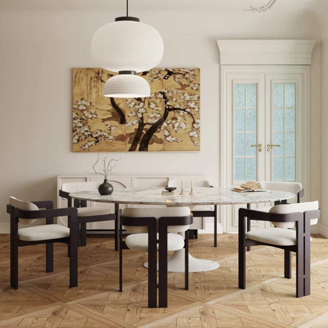 Oval Tulipe Table Leg