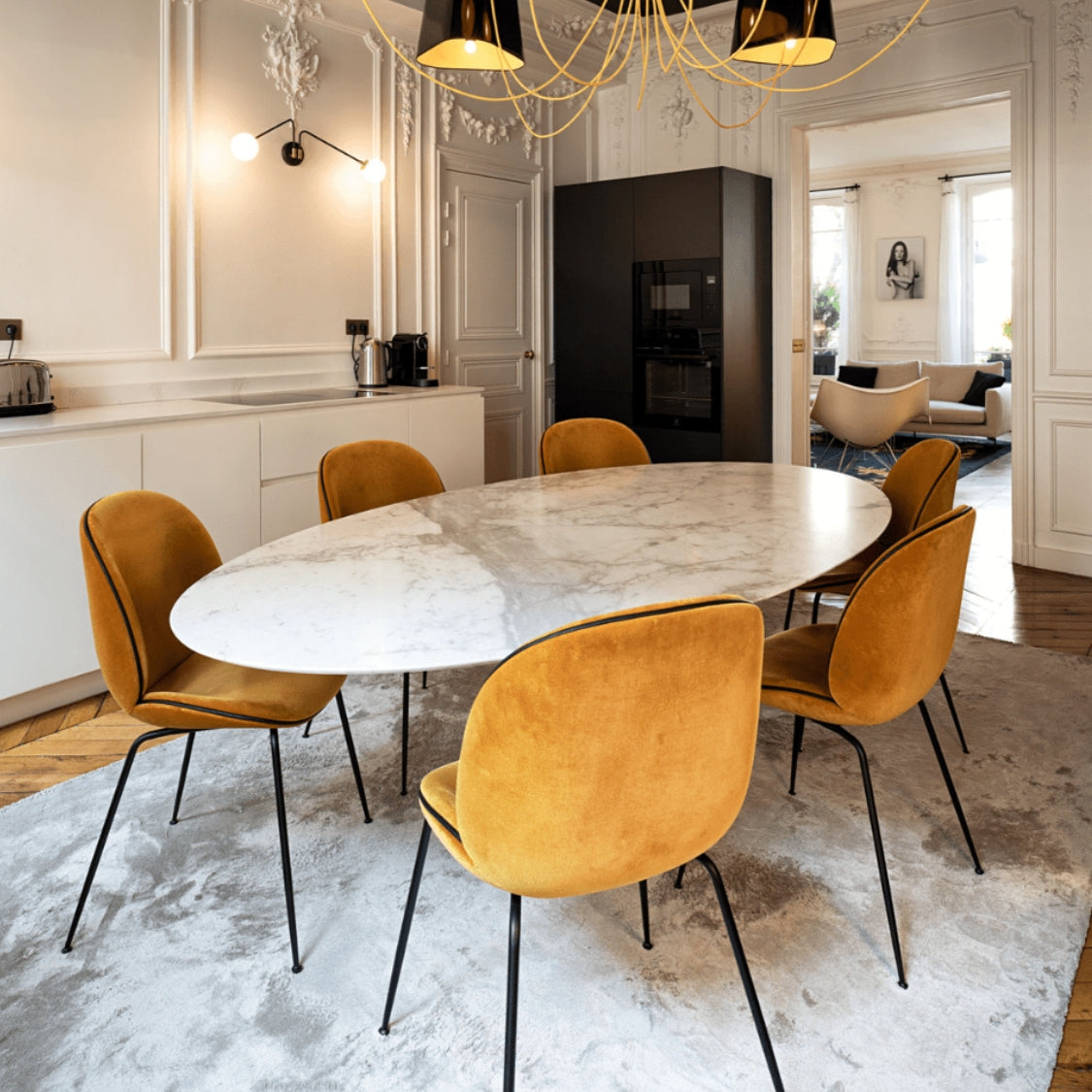 Oval Tulipe Table Leg