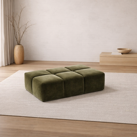 Rectangular Footstool 102 x 68 cm - Tully Modular Sofa