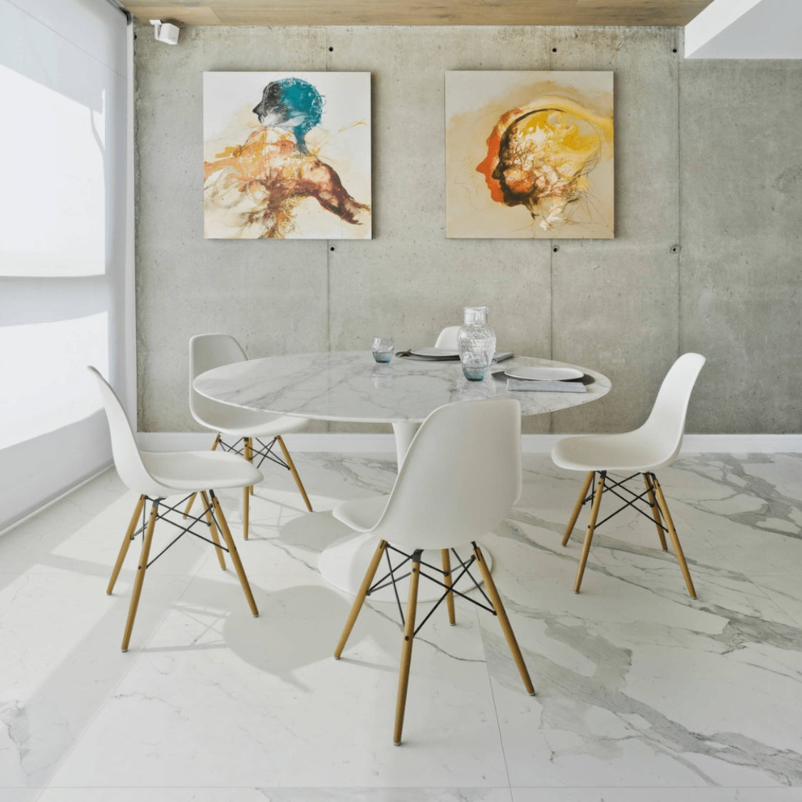 Round Tulipe Table Leg
