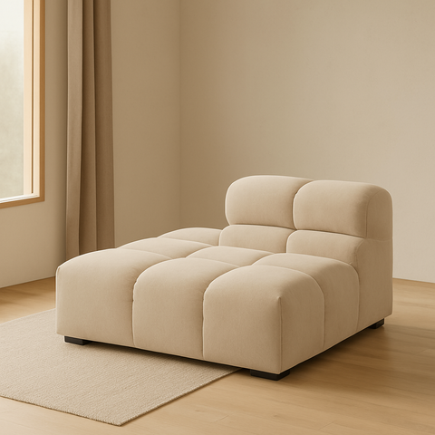 Sofa End with Cut Backrest Standard Left - Tully Modular Sofa