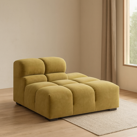 Sofa End with Cut Backrest Standard Right - Tully Modular Sofa