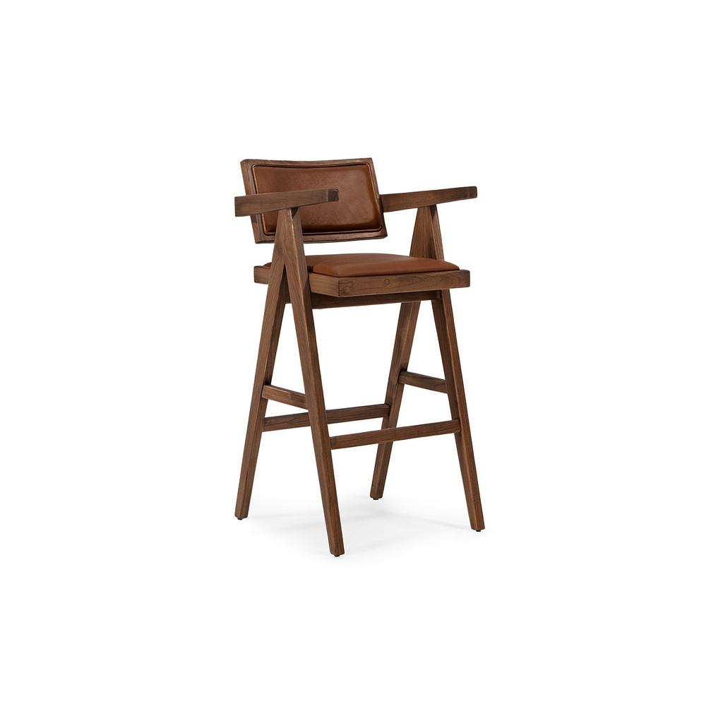 chaise de bar en bois Vintos