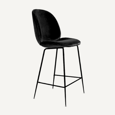 Chaise de bar velours Bella
