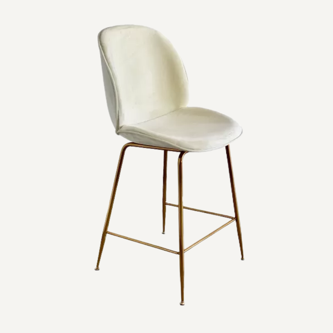 Chaise de bar velours Bella