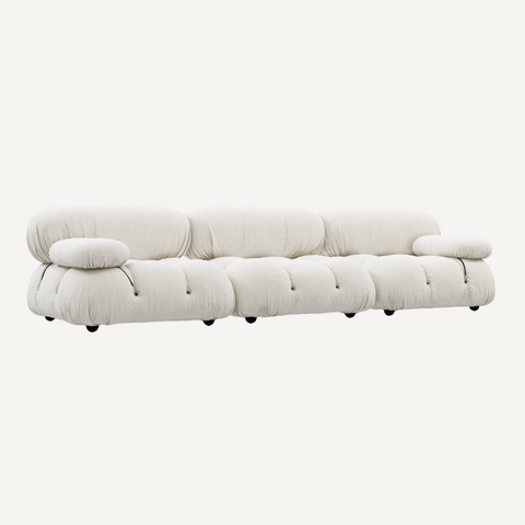 3-seater modular corner sofa with footrest - Camelia
