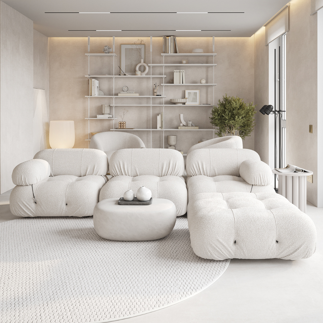 Square footrest 95 x 95 cm - Camelia modular sofa