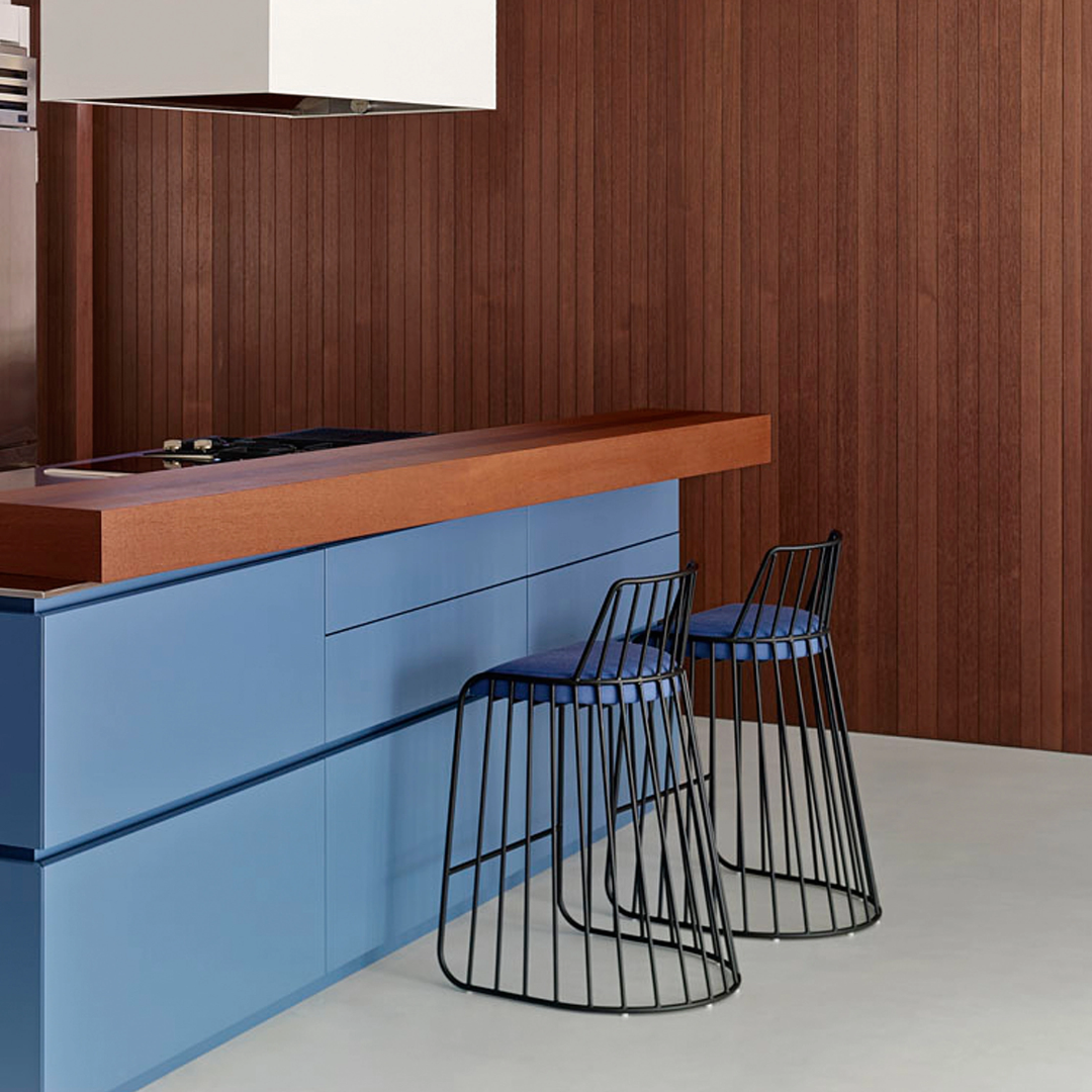 Chaise de bar Veil avec dossier