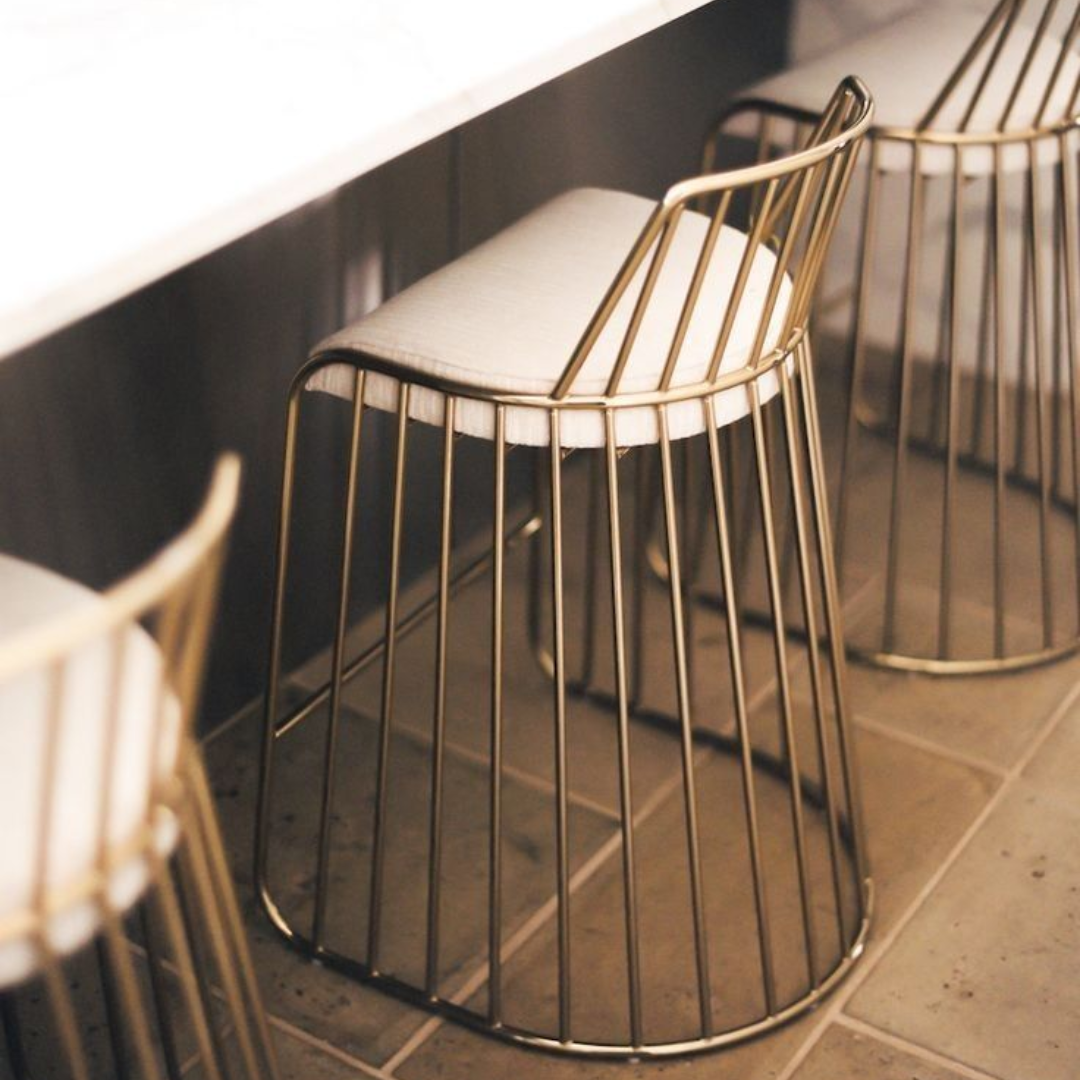 Chaise de bar Veil avec dossier