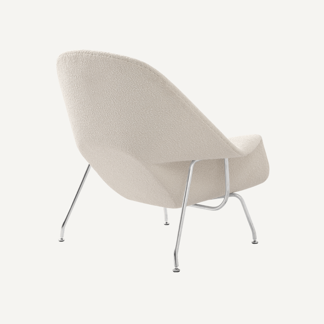 Womb armchair with Footrest